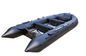 Hypalonの救助の膨脹可能なボートの軍のゴム製プラスチック肋骨のボート アルミニウム床