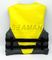 Jetskiの黄色色のウォーター・スポーツの余暇の救命胴衣の浮遊の大人の救命胴衣