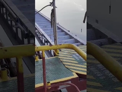 CCSのドック、港のための手の柵及びソケットが付いているアルミニウム波止場の梯子