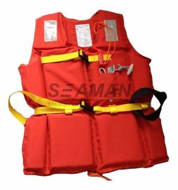 210Dポリエステル オックスフォードEPEの泡の労働者の笛/救助の相棒ラインが付いている大人の救命胴衣